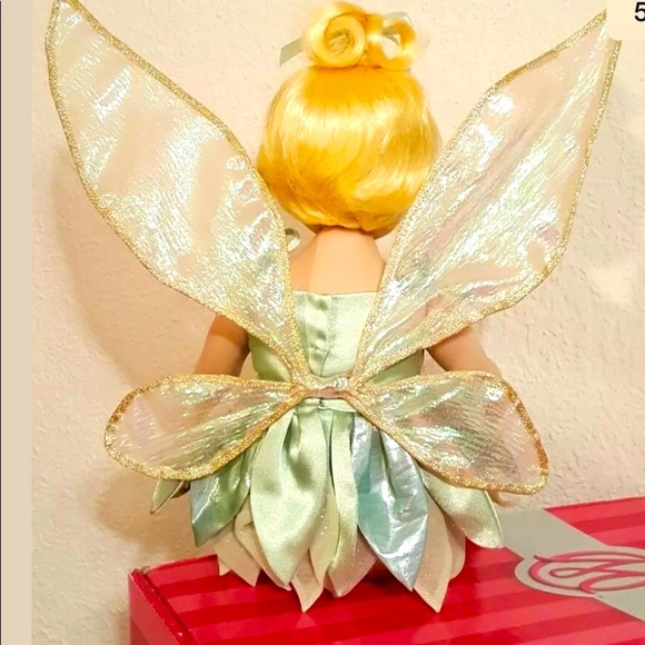 SIGNED NUMBERED BEAUTIFUL TINKER BELL PORCELAIN MARIE OSMOND DOLL  #1760 COA - Picture 5 of 13